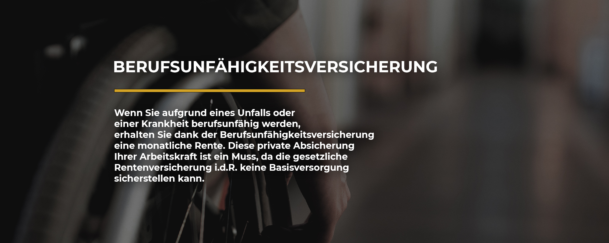 Berufsunfähigkeit