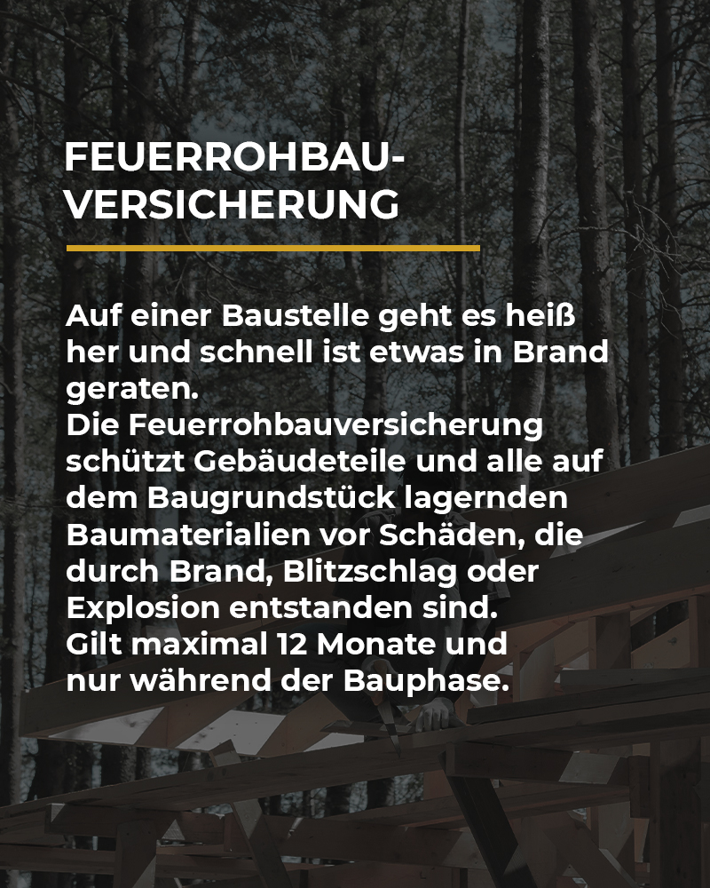 Feuerrohbauversicherung