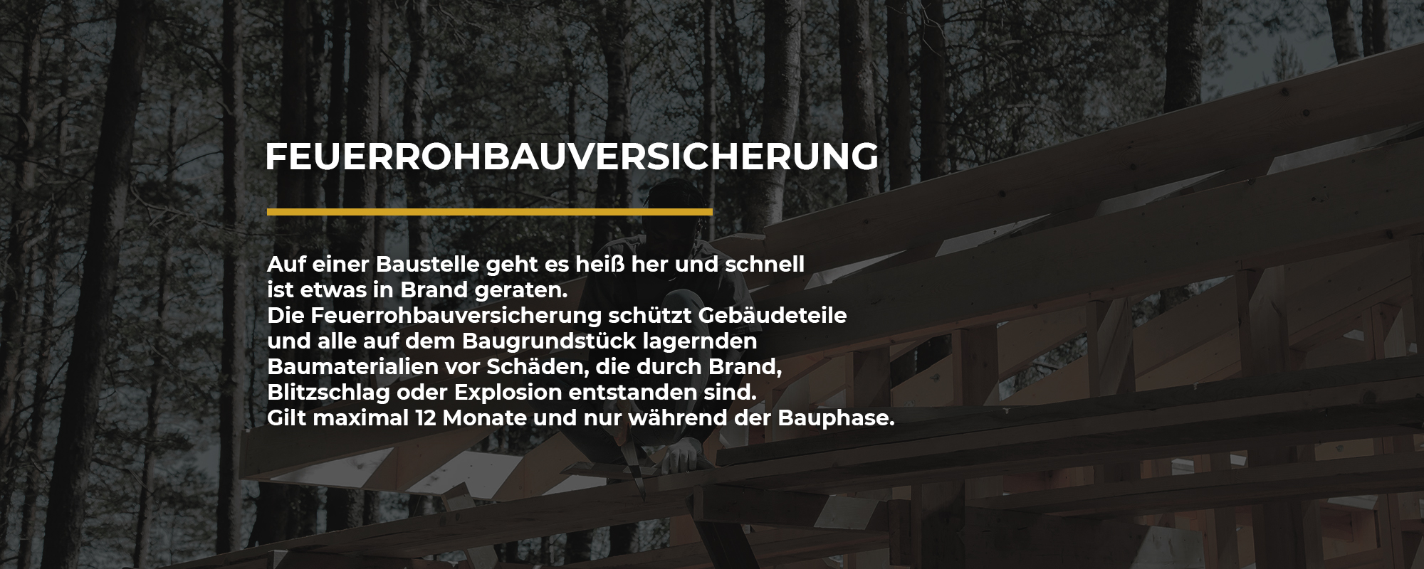 Feuerrohbauversicherung