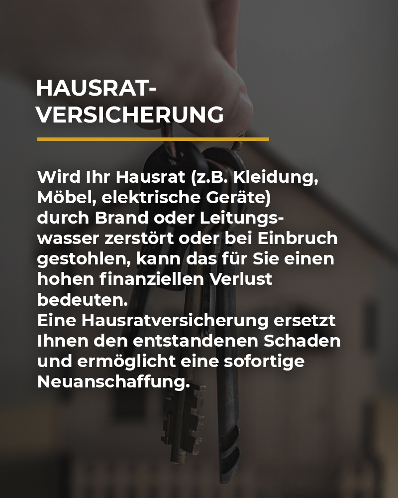 Hausratversicherung