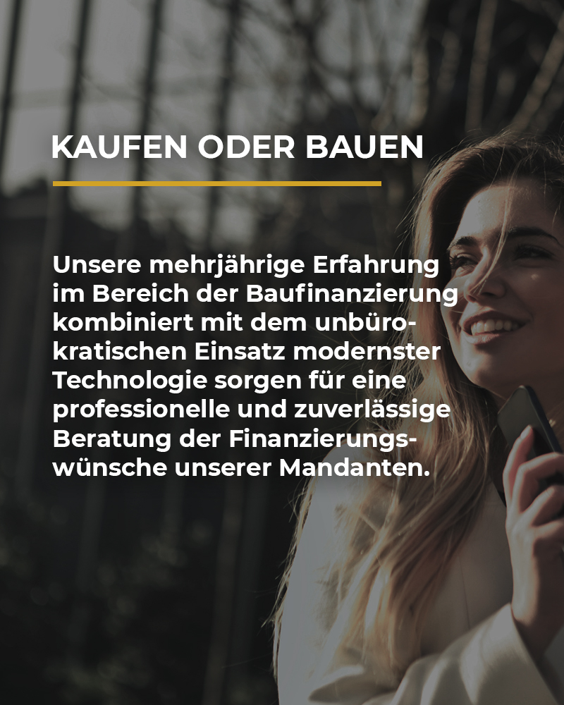 Kaufen oder Bauen