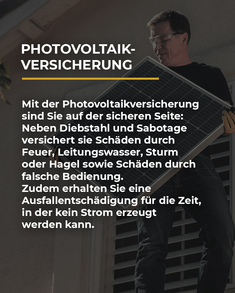 Photovoltaikversicherung