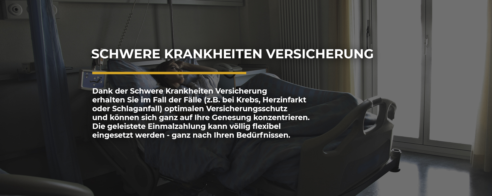 Schwere Krankheiten Versicherung