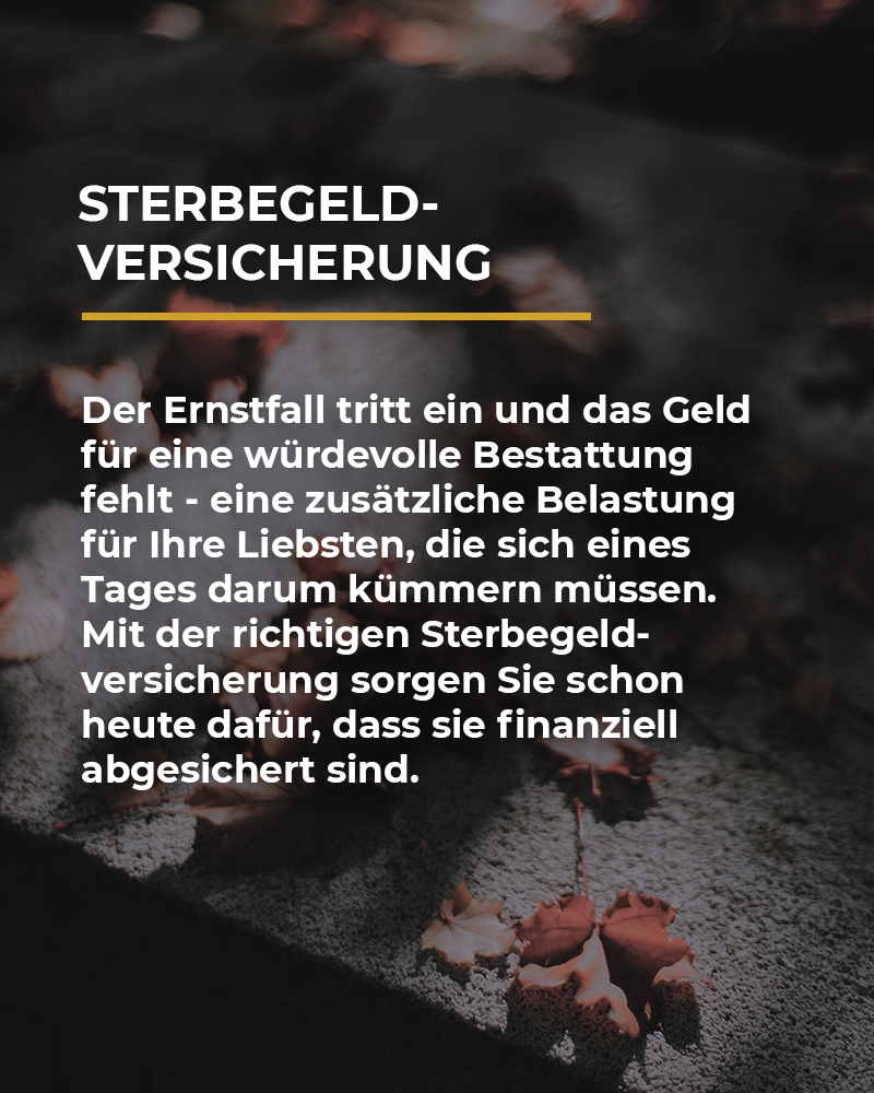 Sterbegeldversicherung